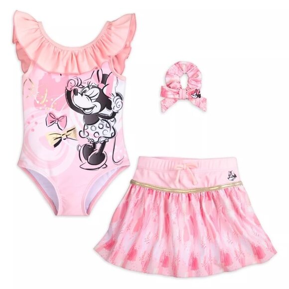 Disney Store | Minnie Mouse Swimsuit and Skirt Set - Picture 1 of 9